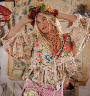 Floral Appliqué Monique Jacket - Harper St